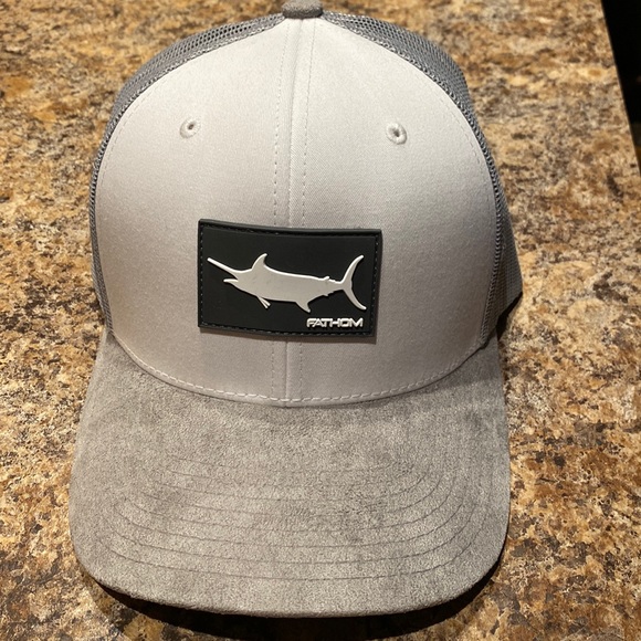 Alcantara material. Fathom hat fish marlin. Like new. - Picture 1 of 2